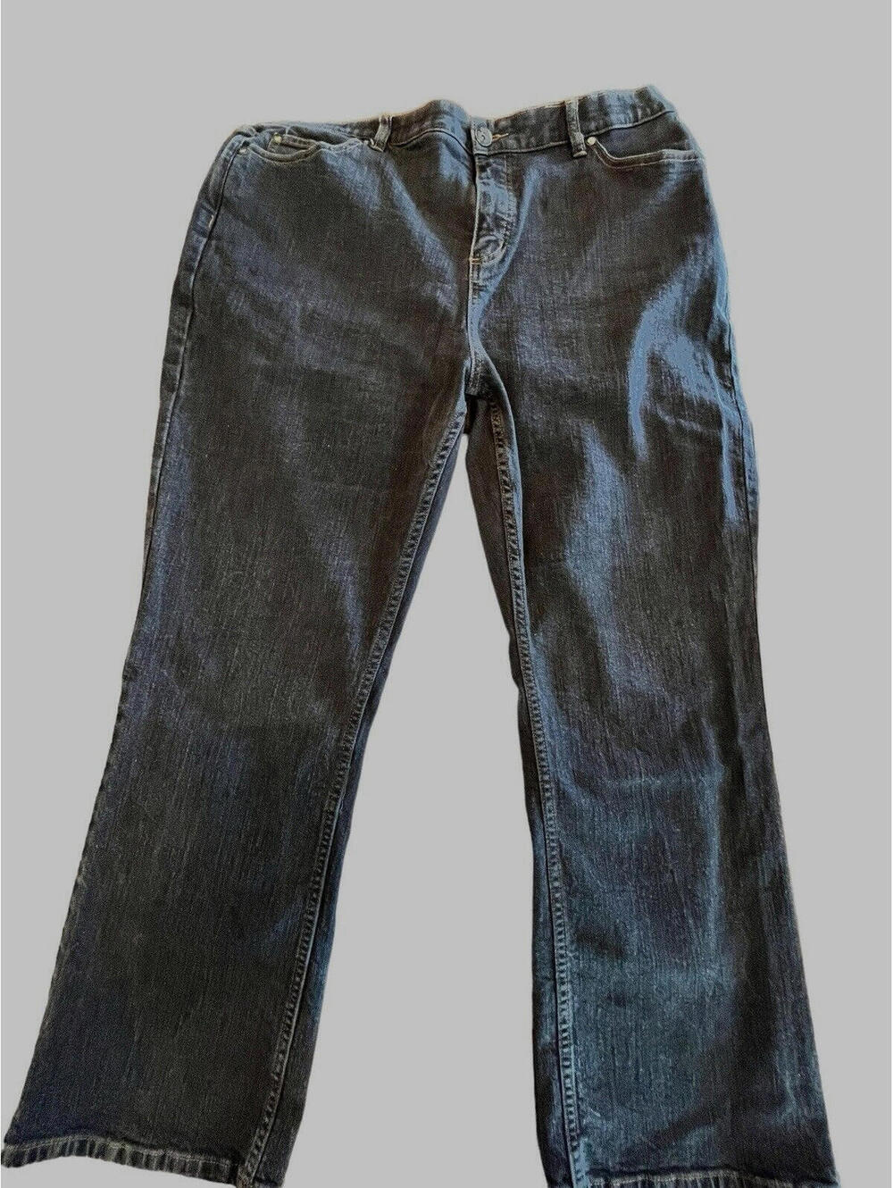 D & Co. Denim Jeans Black Womens with Tummy control panel Size 18WP